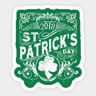 St. Patrick's Day 2018 Sticker